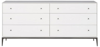Vanguard Furniture - Essence Dresser - Pure White with Bronze - 7035D-PE veiw 2