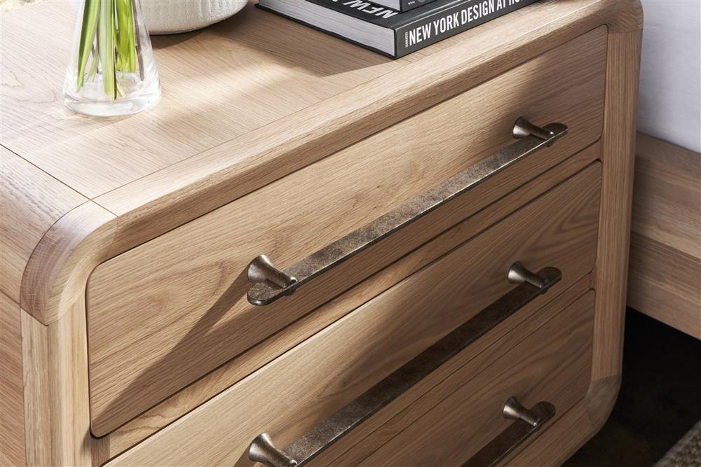 Vanguard Furniture - Form Three Drawer Nightstand - Wheat - P680N1-AT veiw 3