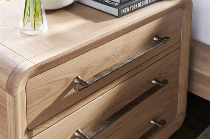 Vanguard Furniture - Form Three Drawer Nightstand - Wheat - P680N1-AT veiw 3