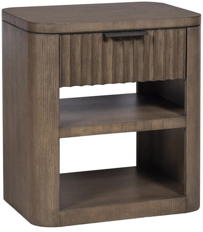 Vanguard Furniture - Grandhaven Fluted Front Nightstand - Flaxen Stone - W421N2-FO veiw 1