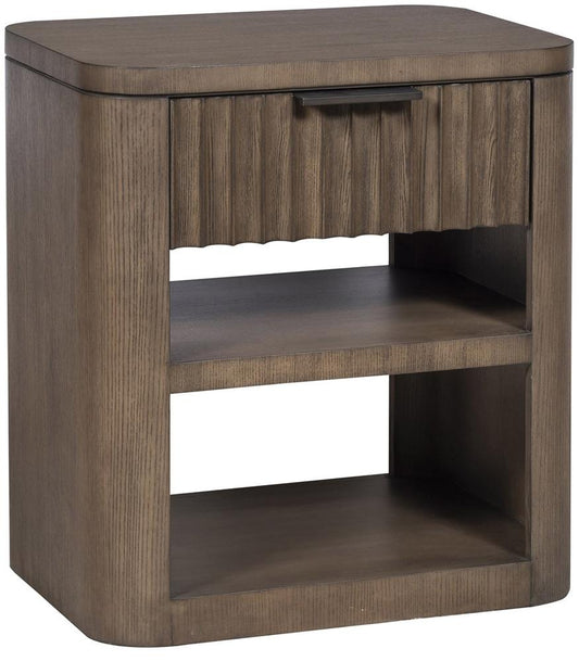 Vanguard Furniture - Grandhaven Fluted Front Nightstand - Flaxen Stone - W421N2-FO veiw 1