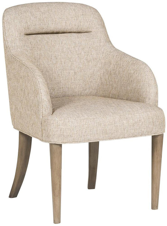 Vanguard Furniture - Grandhaven Stocked Dining Arm Chair - Karmel Sandstone Fabric - TW910A veiw 1