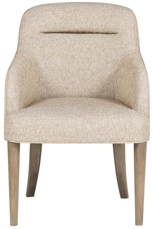 Vanguard Furniture - Grandhaven Stocked Dining Arm Chair - Karmel Sandstone Fabric - TW910A veiw 2