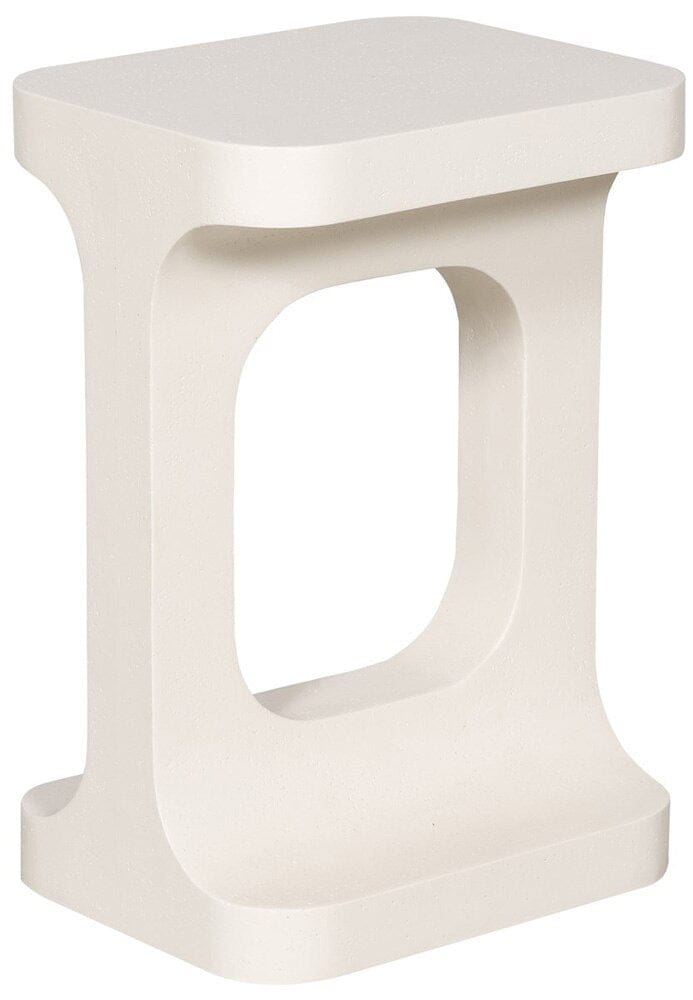 Vanguard Furniture - Hester Outdoor End Table - Stone White - OW522-E veiw 1