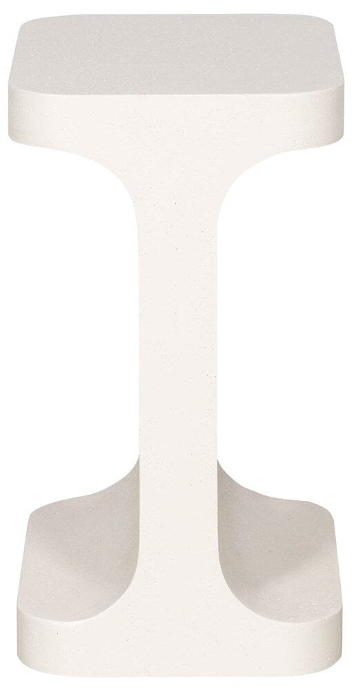 Vanguard Furniture - Hester Outdoor End Table - Stone White - OW522-E veiw 2