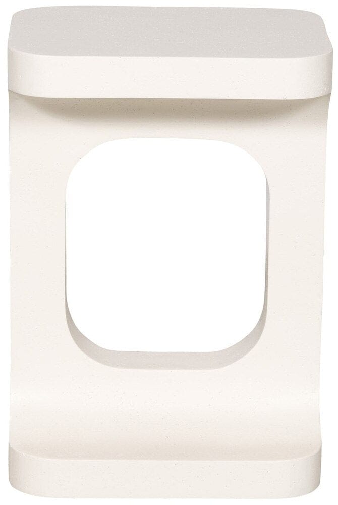 Vanguard Furniture - Hester Outdoor End Table - Stone White - OW522-E veiw 3