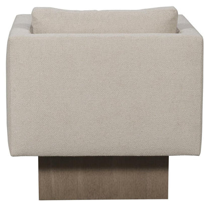 Vanguard Furniture - Kendell Stocked Swivel Chair - Kendra Sand Fabric - TV120-SW veiw 3