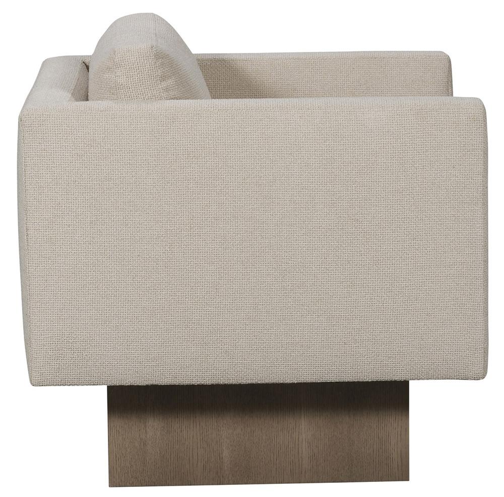 Vanguard Furniture - Kendell Stocked Swivel Chair - Kendra Sand Fabric - TV120-SW veiw 4