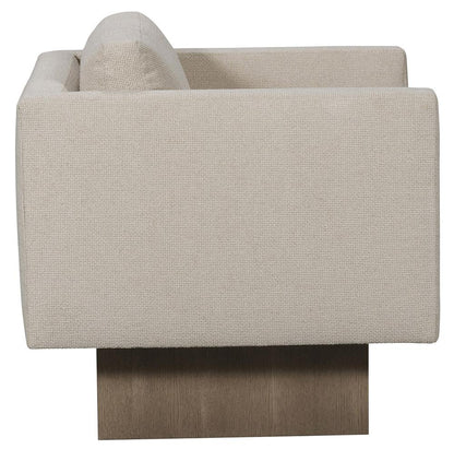 Vanguard Furniture - Kendell Stocked Swivel Chair - Kendra Sand Fabric - TV120-SW veiw 4