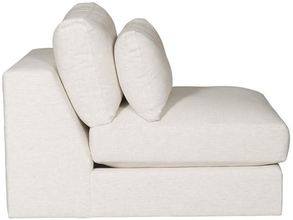 Vanguard Furniture - Leone Stocked Armless Chair - Nomad Snow - T3V158-AC veiw 3