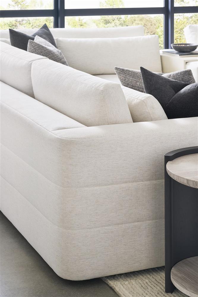 Vanguard Furniture - Leone Stocked Armless Chair - Nomad Snow - T3V158-AC veiw 5