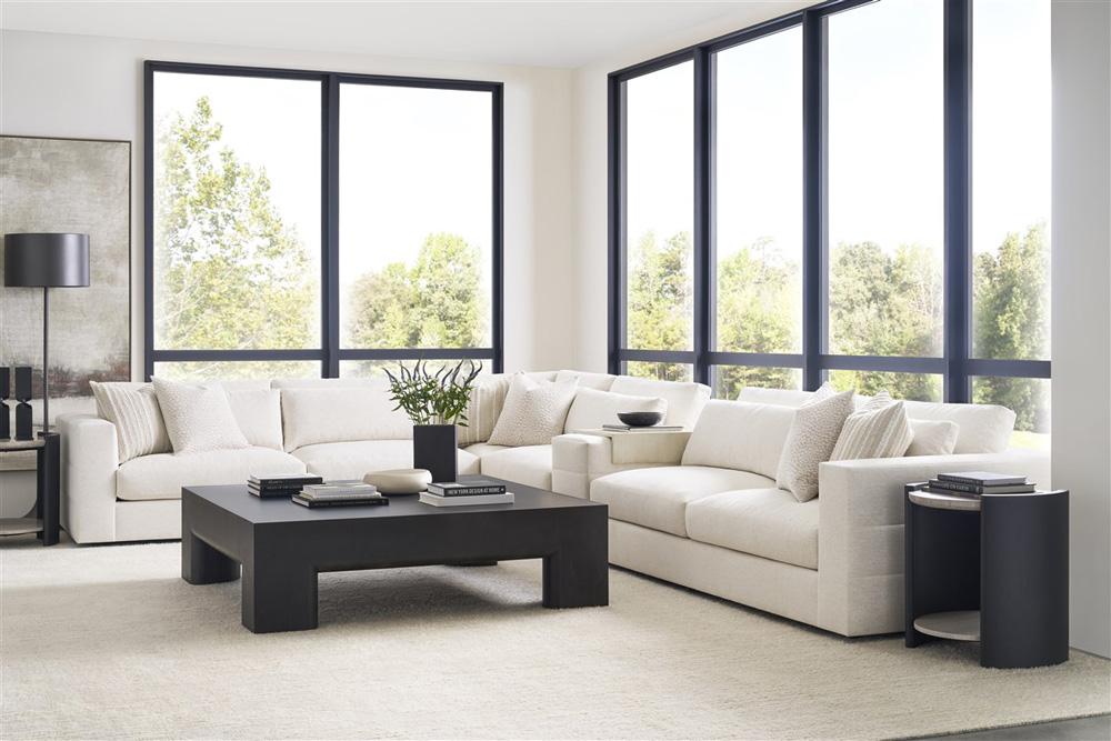 Vanguard Furniture - Leone Stocked Armless Chair - Nomad Snow - T3V158-AC veiw 8
