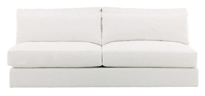 Vanguard Furniture - Leone - Stocked Armless Two Seat Sofa - Nomad Snow  - T3V158-AS2 view 1