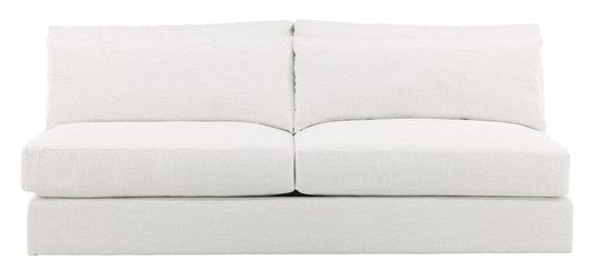 Vanguard Furniture - Leone - Stocked Armless Two Seat Sofa - Nomad Snow  - T3V158-AS2 view 1
