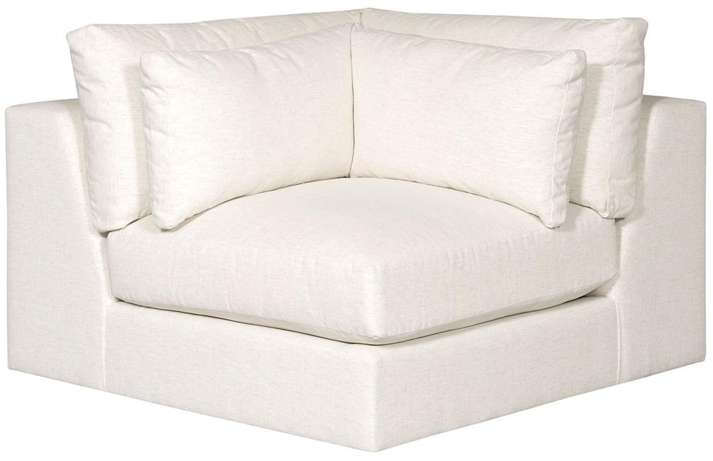 Vanguard Furniture - Leone Stocked Corner Chair - Nomad Snow - T3V158-CC veiw 1