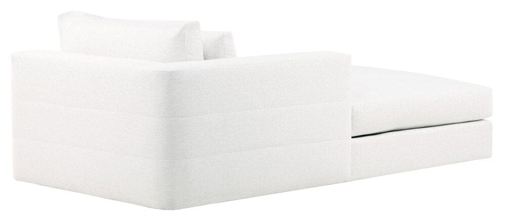 Vanguard Furniture - Leone Stocked Left Arm Chaise - Nomad Snow - T3V158-LAH veiw 4