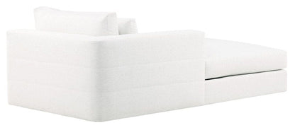Vanguard Furniture - Leone Stocked Left Arm Chaise - Nomad Snow - T3V158-LAH veiw 4