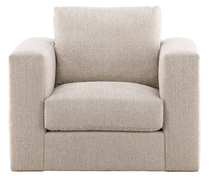 Vanguard Furniture - Leone - Stocked Swivel Chair - Topper Oatmeal Fabric - T4V158-SW view 1