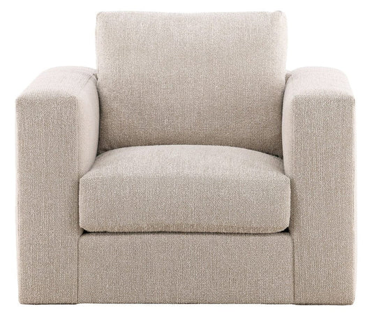 Vanguard Furniture - Leone - Stocked Swivel Chair - Topper Oatmeal Fabric - T4V158-SW view 1