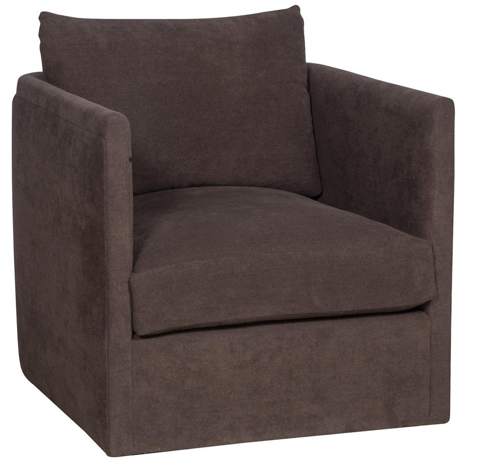 Vanguard Furniture - Liam Stocked Swivel Chair - Kofi Mink - T1V168-SW veiw 1