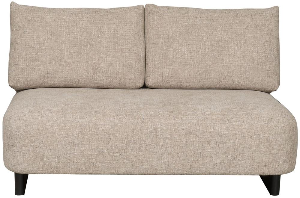 Vanguard Furniture - Lola Stocked Armless Loveseat - Jasper Pebble - T2V166-ALS veiw 2