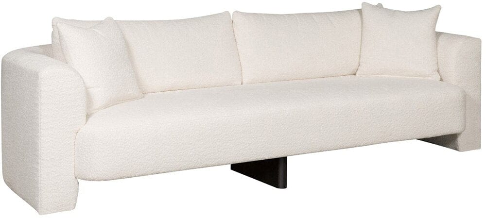 Vanguard Furniture - Lola Stocked Bench Seat Sofa - Itilia Ivory - T1V166-1S view 1