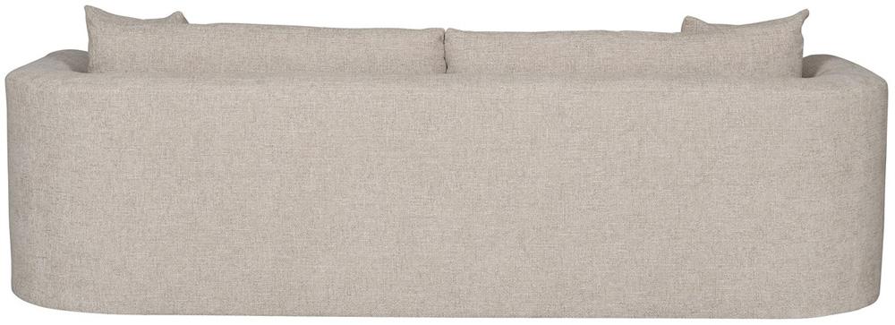 Vanguard Furniture - Lola Stocked Bench Seat Sofa - Jasper Pebble - T2V166-1S view 4