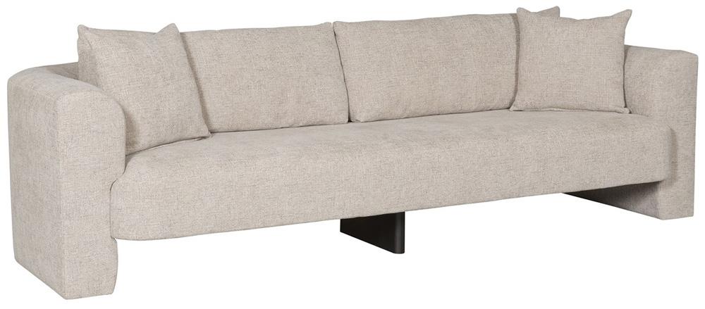 Vanguard Furniture - Lola Stocked Bench Seat Sofa - Jasper Pebble - T2V166-1S veiw 1