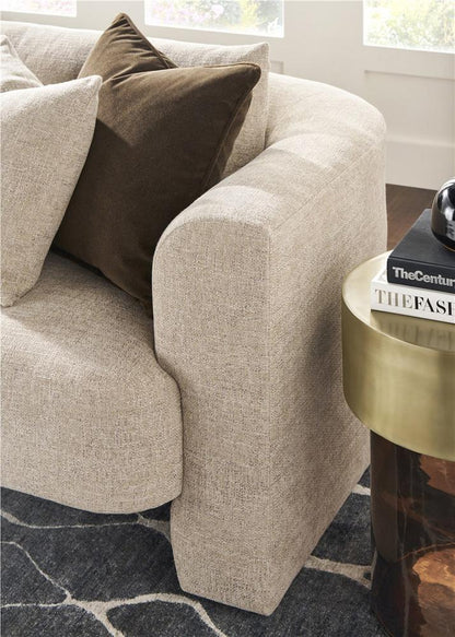 Vanguard Furniture - Lola Stocked Bench Seat Sofa - Jasper Pebble - T2V166-1S veiw 5