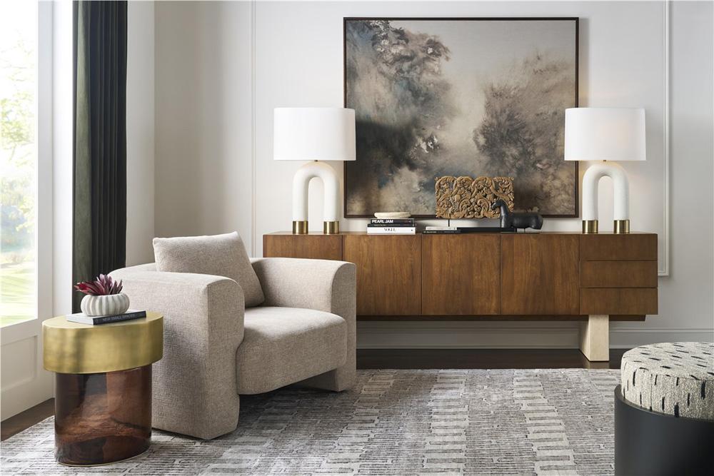 Vanguard Furniture - Lola Stocked Chair - Jasper Pebble - T2V166-CH veiw 5