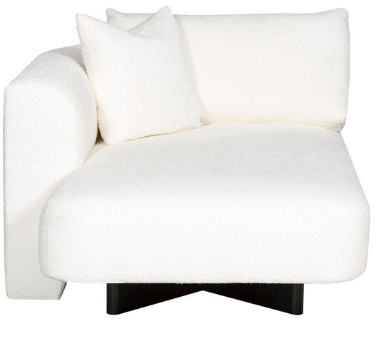 Vanguard Furniture - Lola Stocked Left Arm Chaise - Itilia Ivory - T1V166-LAH veiw 2