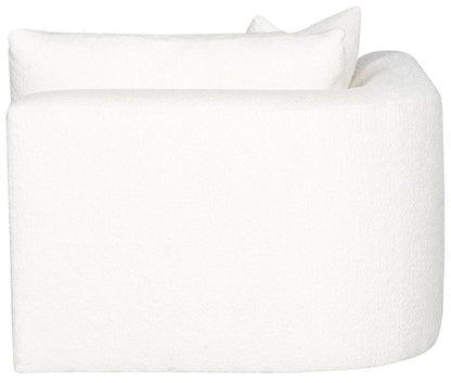 Vanguard Furniture - Lola Stocked Left Arm Chaise - Itilia Ivory - T1V166-LAH veiw 3