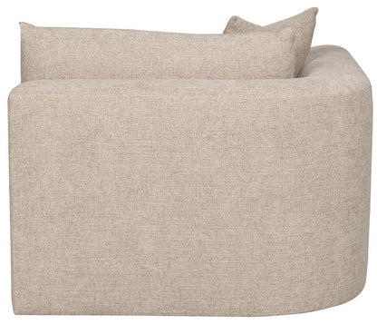 Vanguard Furniture - Lola Stocked Left Arm Chaise - Jasper Pebble - T2V166-LAH veiw 3