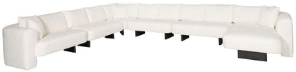 Vanguard Furniture - Lola Stocked Left Arm Loveseat - Itilia Ivory - T1V166-LAL veiw 5