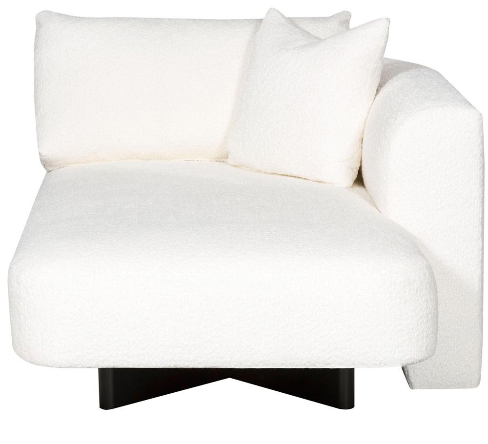 Vanguard Furniture - Lola Stocked Right Arm Chaise - Itilia Ivory - T1V166-RAH veiw 2