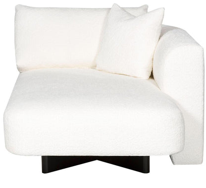 Vanguard Furniture - Lola Stocked Right Arm Chaise - Itilia Ivory - T1V166-RAH veiw 2