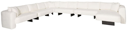 Vanguard Furniture - Lola Stocked Right Arm Chaise - Itilia Ivory - T1V166-RAH veiw 5