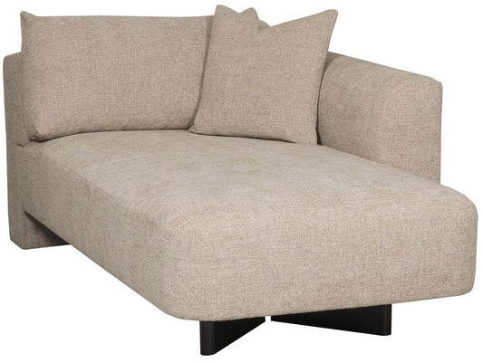 Vanguard Furniture - Lola Stocked Right Arm Chaise - Jasper Pebble - T2V166-RAH view 1