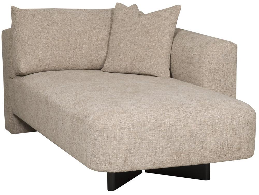 Vanguard Furniture - Lola Stocked Right Arm Chaise - Jasper Pebble - T2V166-RAH veiw 1