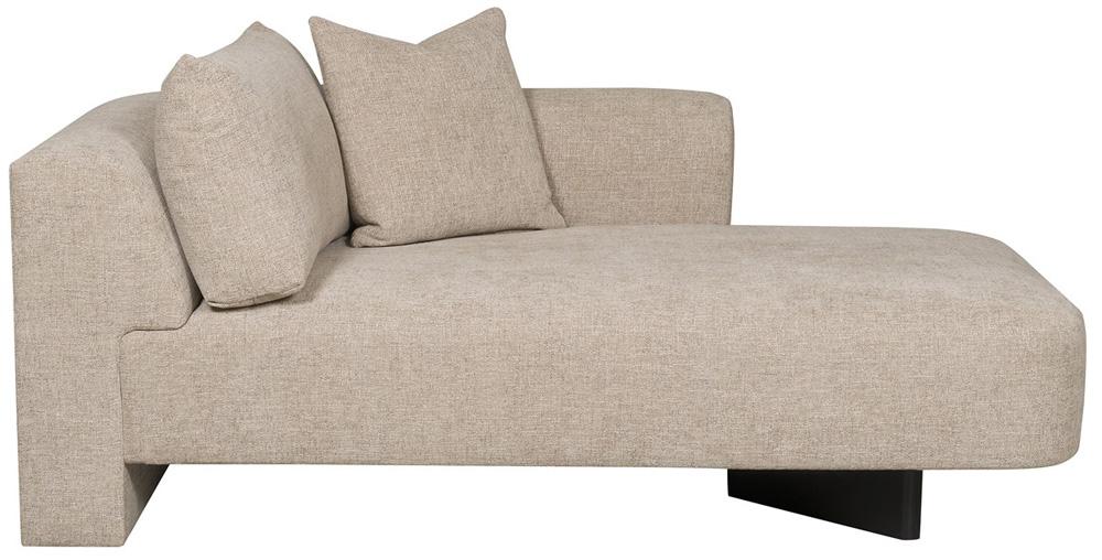 Vanguard Furniture - Lola Stocked Right Arm Chaise - Jasper Pebble - T2V166-RAH veiw 3