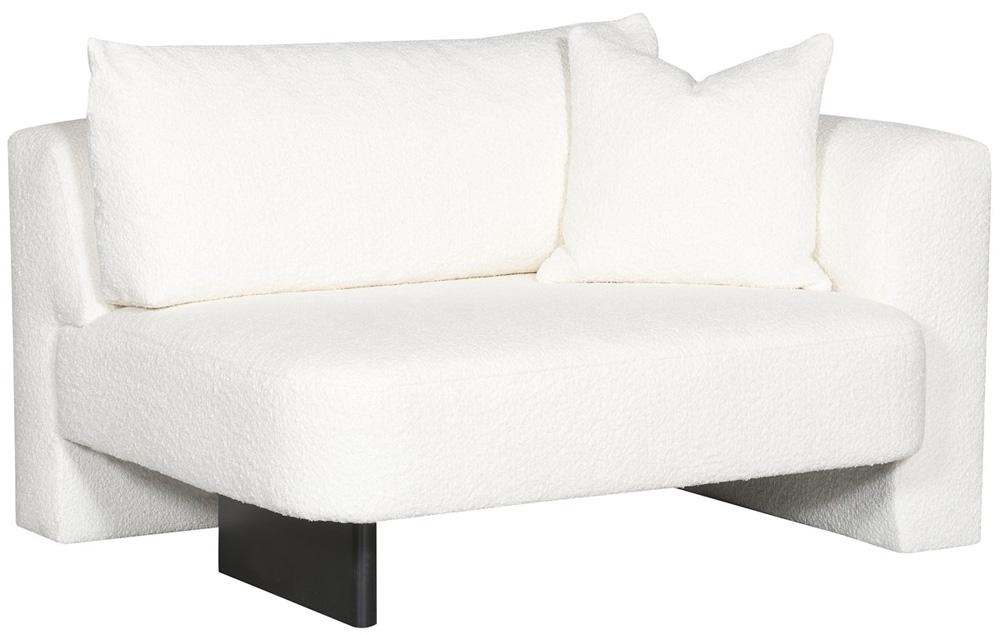 Vanguard Furniture - Lola Stocked Right Arm Loveseat - Itilia Ivory - T1V166-RAL veiw 1
