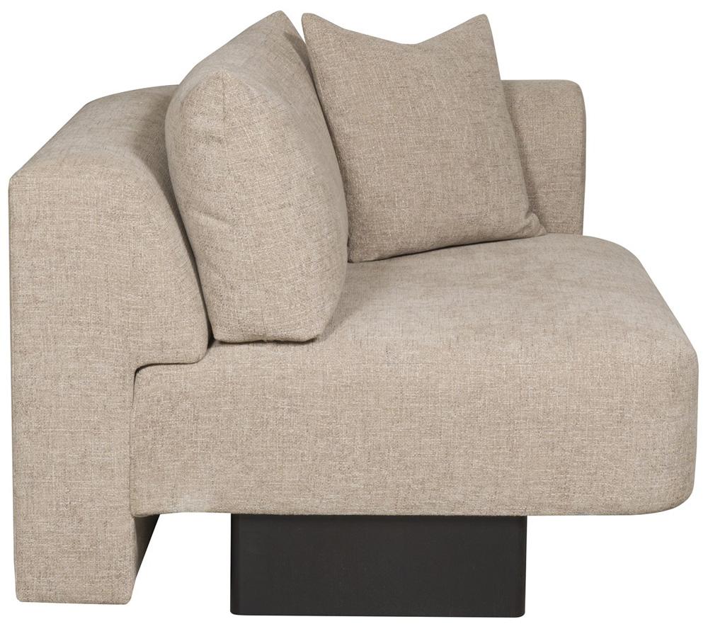 Vanguard Furniture - Lola Stocked Right Arm Loveseat - Jasper Pebble - T2V166-RAL veiw 3