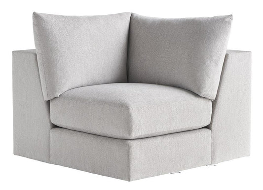 Vanguard Furniture - Lucy Stocked Corner Chair - Trackstar Nickel - T9V163CC veiw 1