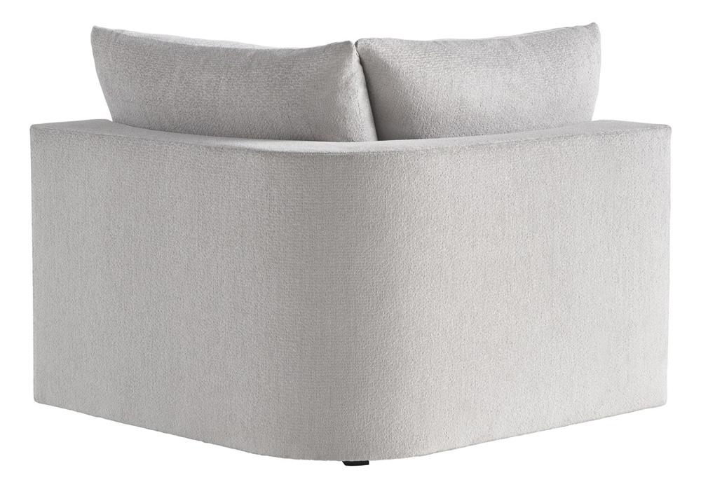 Vanguard Furniture - Lucy Stocked Corner Chair - Trackstar Nickel - T9V163CC veiw 3