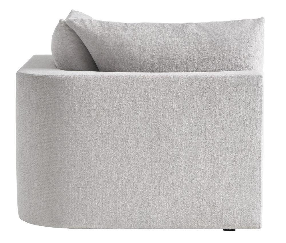 Vanguard Furniture - Lucy Stocked Corner Chair - Trackstar Nickel - T9V163CC veiw 4