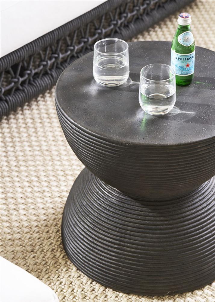 Vanguard Furniture - Malta Outdoor End Table - Cinder - OW524-E veiw 2
