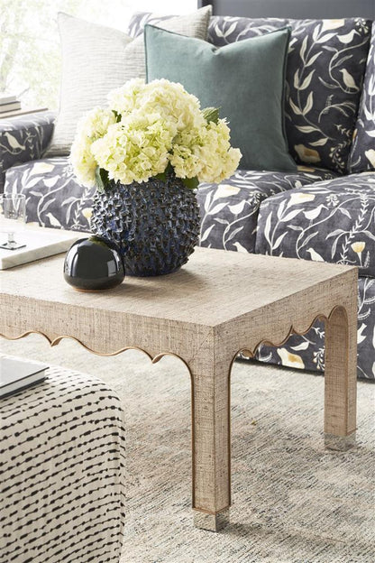 Vanguard Furniture - Melissa Rectangle Cocktail Table - Desert Raffia/Mocha Wood - 7009CR-IM veiw 3