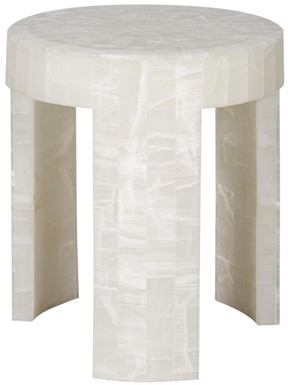 Vanguard Furniture - Meridian Round End Table - Bricked Cloud Onyx - P568E veiw 1