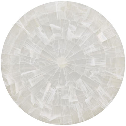 Vanguard Furniture - Meridian Round End Table - Bricked Cloud Onyx - P568E veiw 3