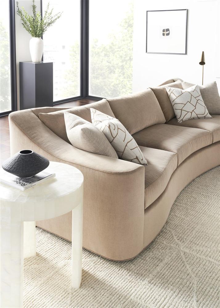 Vanguard Furniture - Meridian Round End Table - Bricked Cloud Onyx - P568E veiw 5